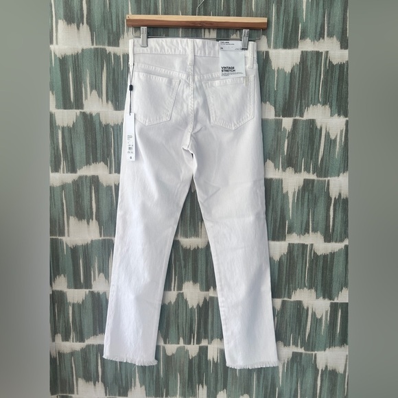 Joes Jeans- Lara Mid-Rise Cigarette Ankle Fray- 24- white - Picture 6 of 8